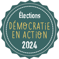 Logo démocratie en action - MOC - Elections 2024